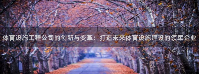 意昂体育4平台注册流程图：体育设施工程公司的创新与变